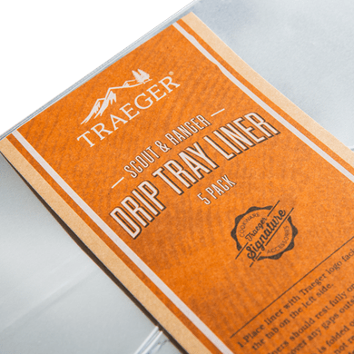 Traeger Ranger Drip Tray Liner 5 Pack - Black Box BBQ