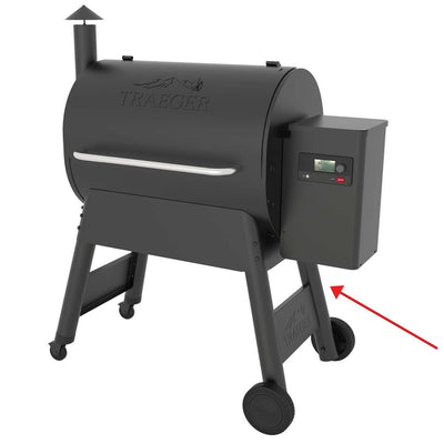 Traeger Rear Leg & Wheel Assembly For Traeger Pro 575 & Pro 780 - KIT0418 - Black Box BBQ